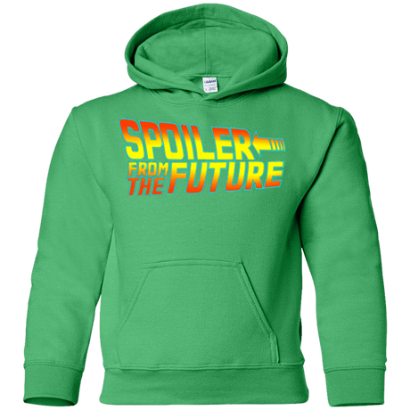 Sweatshirts Irish Green / YS Spoiler from the future Youth Hoodie
