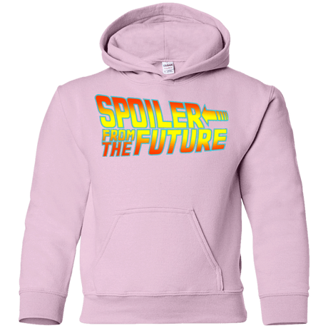 Sweatshirts Light Pink / YS Spoiler from the future Youth Hoodie