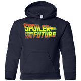 Sweatshirts Navy / YS Spoiler from the future Youth Hoodie
