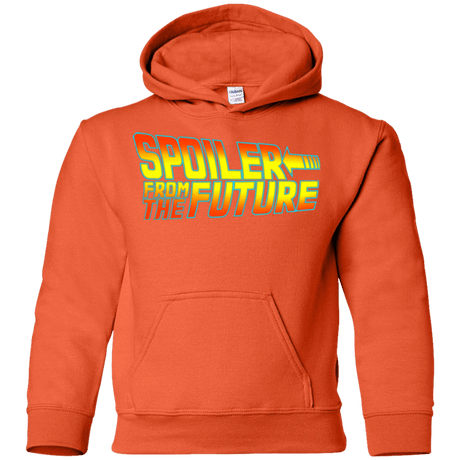 Sweatshirts Orange / YS Spoiler from the future Youth Hoodie
