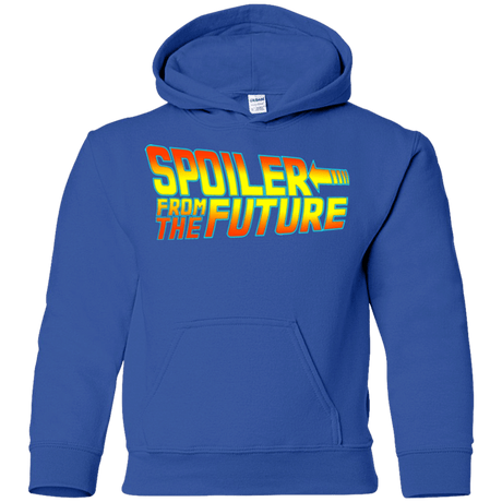 Sweatshirts Royal / YS Spoiler from the future Youth Hoodie