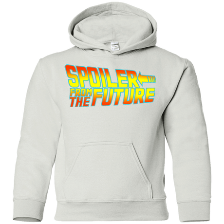 Sweatshirts White / YS Spoiler from the future Youth Hoodie