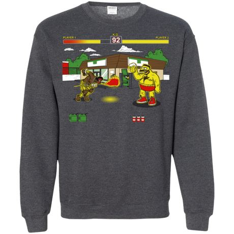 Sweatshirts Dark Heather / S Springfield Fighter Crewneck Sweatshirt