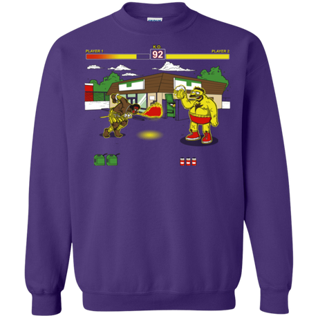 Sweatshirts Purple / S Springfield Fighter Crewneck Sweatshirt