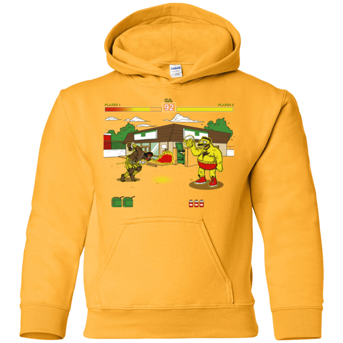 Sweatshirts Gold / YS Springfield Fighter Youth Hoodie