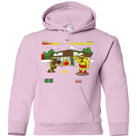 Sweatshirts Light Pink / YS Springfield Fighter Youth Hoodie