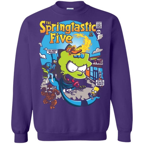 Sweatshirts Purple / Small Springtastic Crewneck Sweatshirt