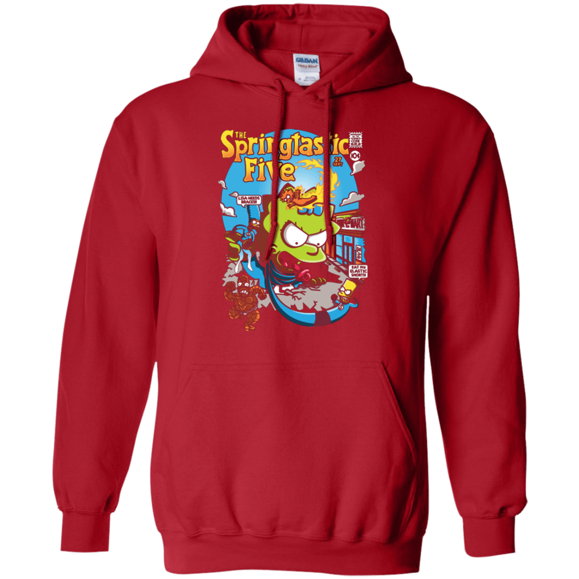 Sweatshirts Red / Small Springtastic Pullover Hoodie
