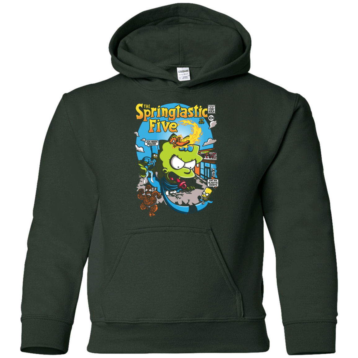 Sweatshirts Forest Green / YS Springtastic Youth Hoodie