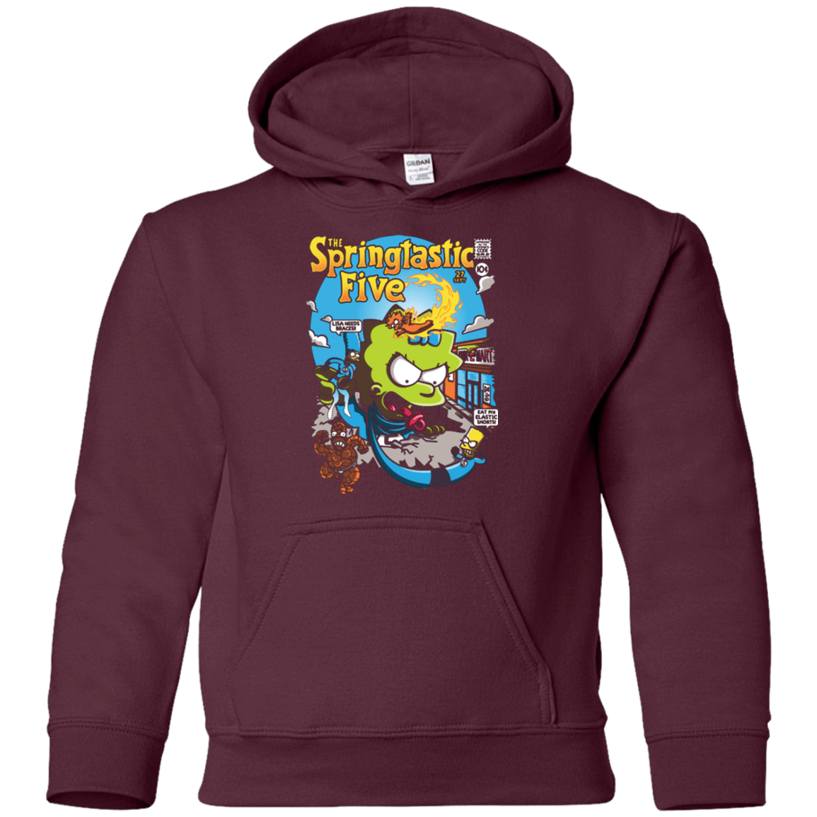Sweatshirts Maroon / YS Springtastic Youth Hoodie