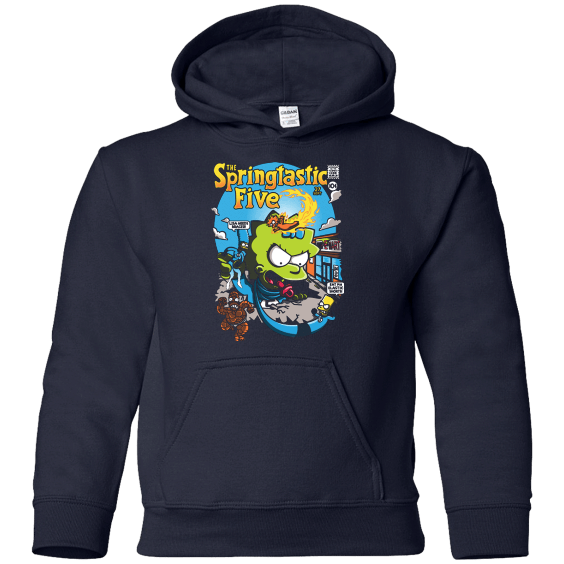 Sweatshirts Navy / YS Springtastic Youth Hoodie