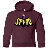 Sweatshirts Maroon / YS Spyro Youth Hoodie