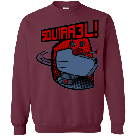 Sweatshirts Maroon / Small Squirrel Crewneck Sweatshirt