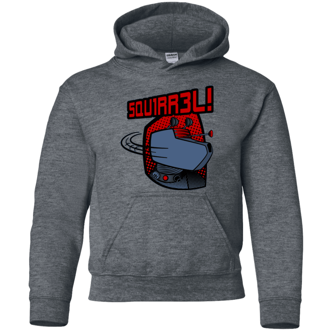 Sweatshirts Dark Heather / YS Squirrel Youth Hoodie