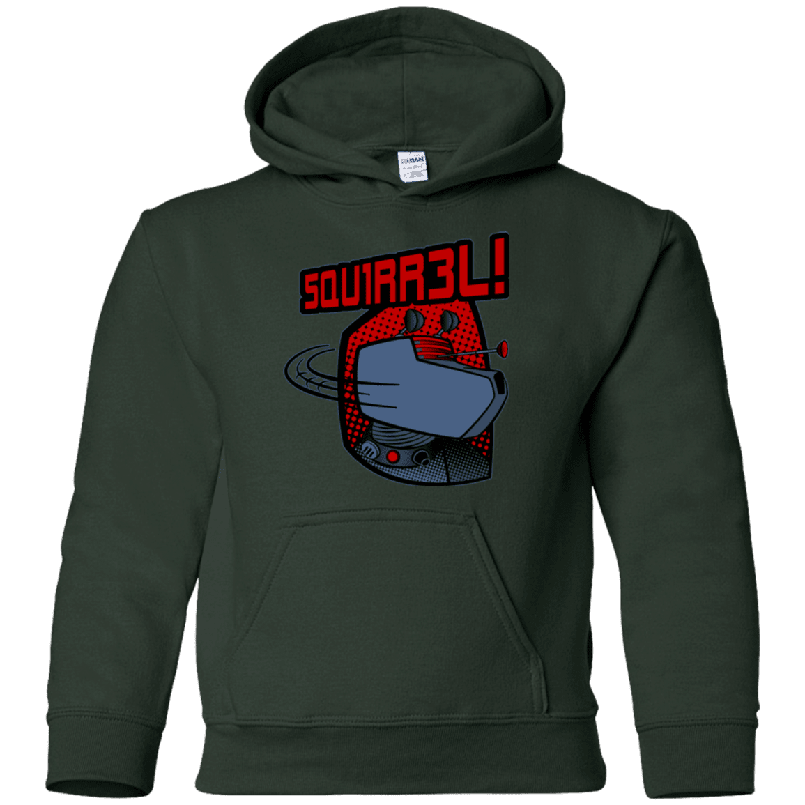 Sweatshirts Forest Green / YS Squirrel Youth Hoodie