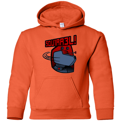 Sweatshirts Orange / YS Squirrel Youth Hoodie