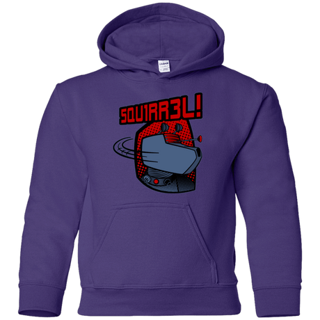 Sweatshirts Purple / YS Squirrel Youth Hoodie
