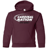 Sweatshirts Maroon / YS Stanford Dilly Dilly Youth Hoodie