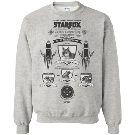 Sweatshirts Ash / Small Star Fox Vintage Crewneck Sweatshirt