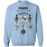 Sweatshirts Light Blue / Small Star Fox Vintage Crewneck Sweatshirt