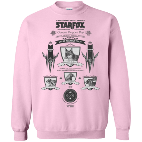 Sweatshirts Light Pink / Small Star Fox Vintage Crewneck Sweatshirt