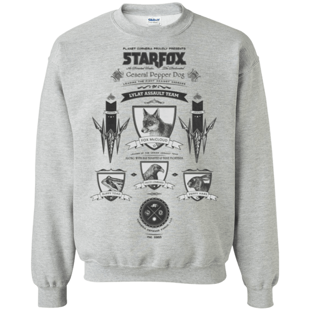 Sweatshirts Sport Grey / Small Star Fox Vintage Crewneck Sweatshirt