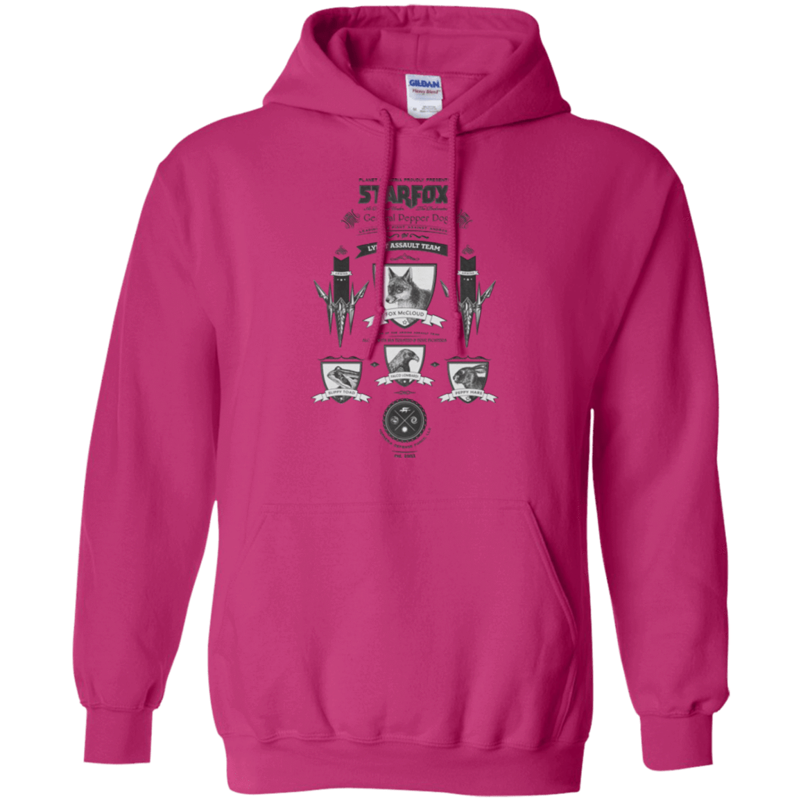 Sweatshirts Heliconia / Small Star Fox Vintage Pullover Hoodie