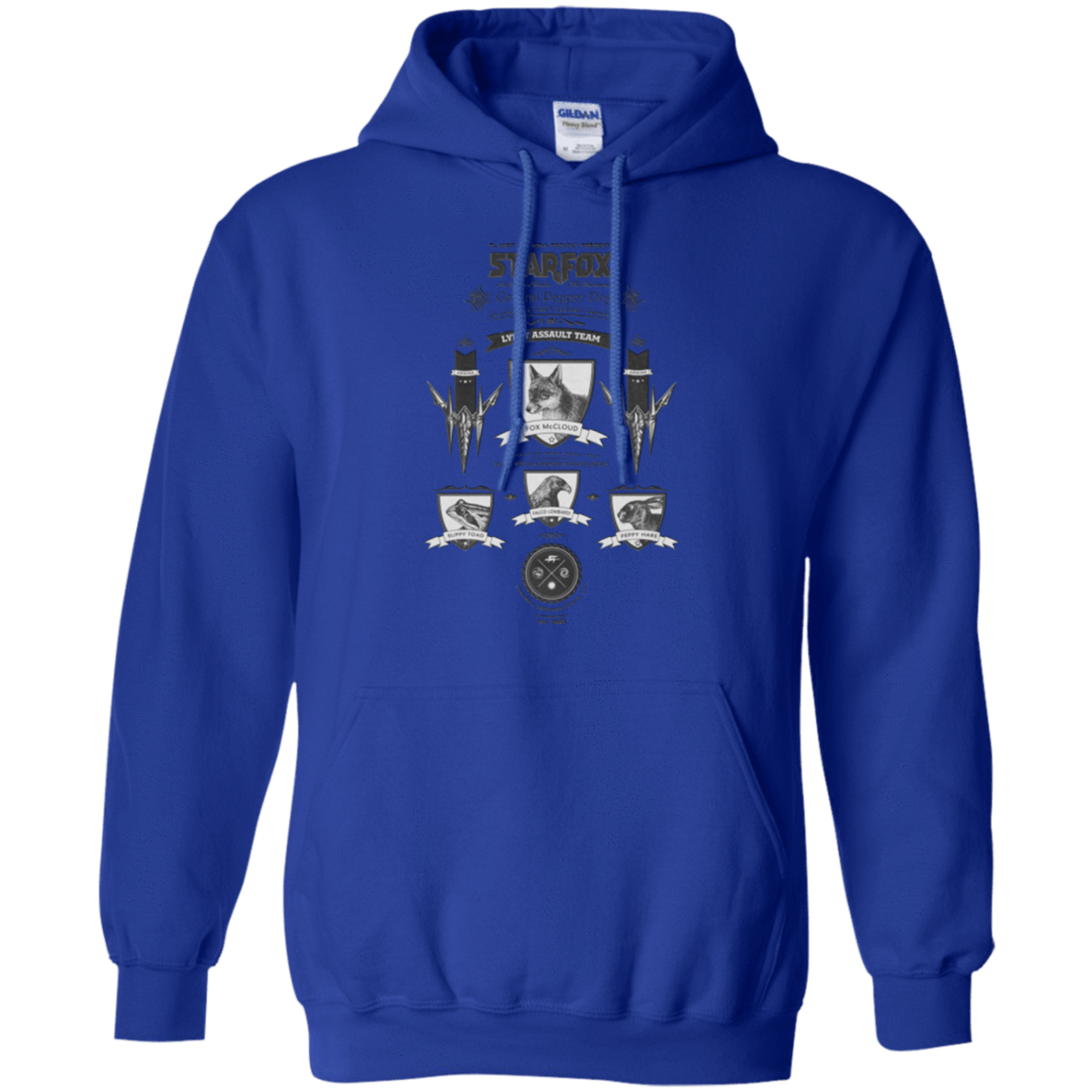 Sweatshirts Royal / Small Star Fox Vintage Pullover Hoodie