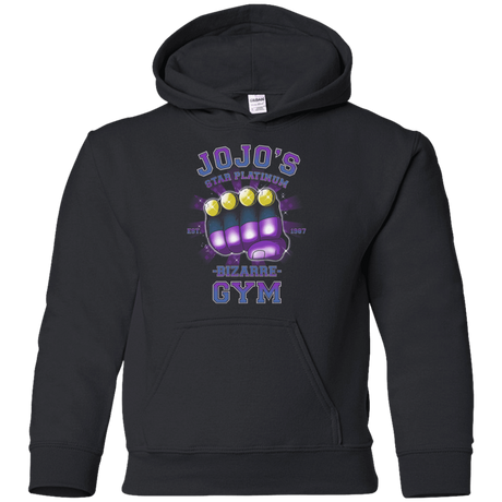 Sweatshirts Black / YS Star Platinum Gym Youth Hoodie