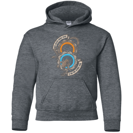 Sweatshirts Dark Heather / YS STAR PORTALS Youth Hoodie
