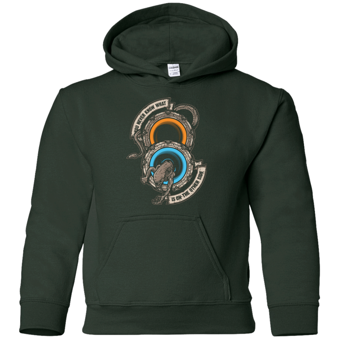 Sweatshirts Forest Green / YS STAR PORTALS Youth Hoodie
