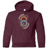 Sweatshirts Maroon / YS STAR PORTALS Youth Hoodie