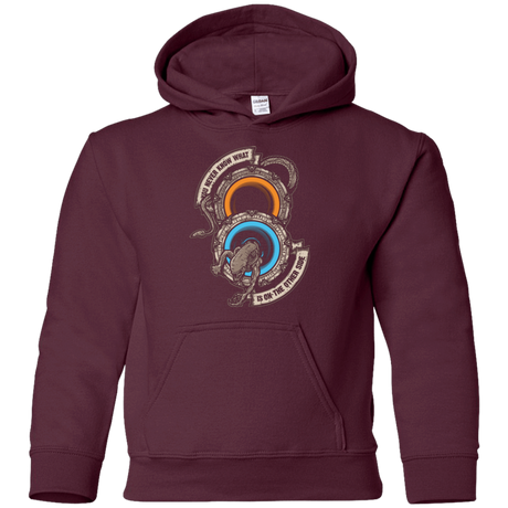 Sweatshirts Maroon / YS STAR PORTALS Youth Hoodie