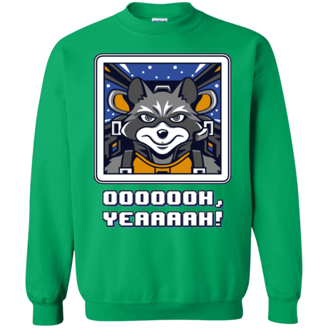 Sweatshirts Irish Green / Small Star Raccoon Crewneck Sweatshirt