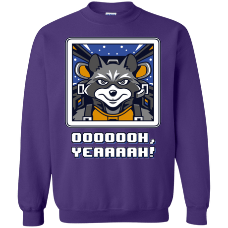 Sweatshirts Purple / Small Star Raccoon Crewneck Sweatshirt