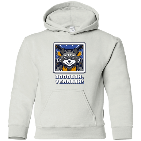Sweatshirts White / YS Star Raccoon Youth Hoodie