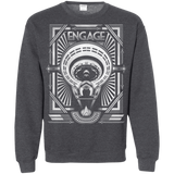 Sweatshirts Dark Heather / Small Star Trek Engage Crewneck Sweatshirt
