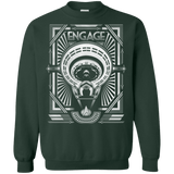 Sweatshirts Forest Green / Small Star Trek Engage Crewneck Sweatshirt