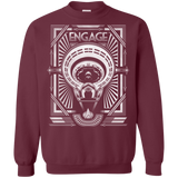 Sweatshirts Maroon / Small Star Trek Engage Crewneck Sweatshirt