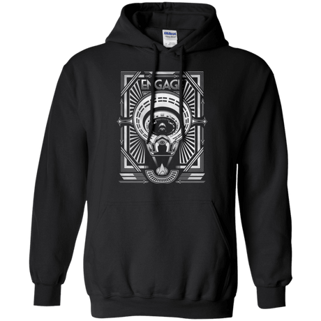 Sweatshirts Black / Small Star Trek Engage Pullover Hoodie