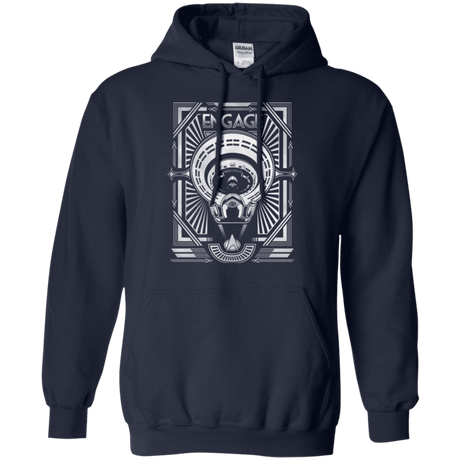 Sweatshirts Navy / Small Star Trek Engage Pullover Hoodie