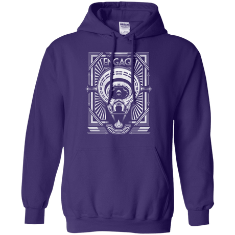 Sweatshirts Purple / Small Star Trek Engage Pullover Hoodie