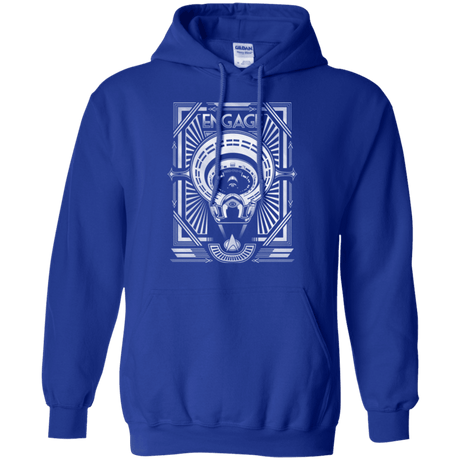 Sweatshirts Royal / Small Star Trek Engage Pullover Hoodie