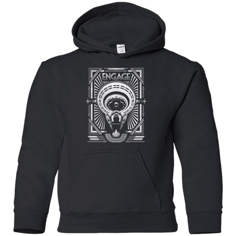 Sweatshirts Black / YS Star Trek Engage Youth Hoodie