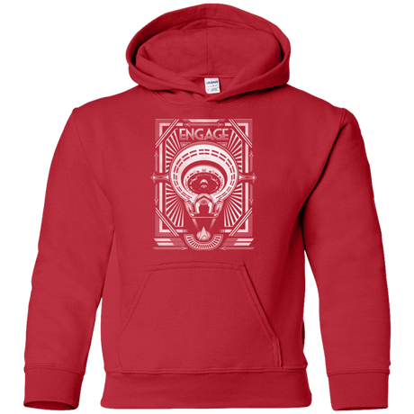 Sweatshirts Red / YS Star Trek Engage Youth Hoodie