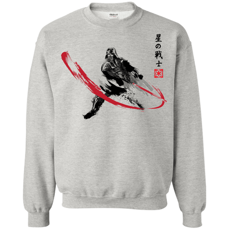 Sweatshirts Ash / Small STAR WARRIOR SUMI-E Crewneck Sweatshirt