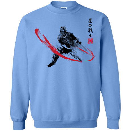 Sweatshirts Carolina Blue / Small STAR WARRIOR SUMI-E Crewneck Sweatshirt