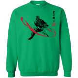 Sweatshirts Irish Green / Small STAR WARRIOR SUMI-E Crewneck Sweatshirt