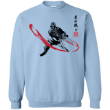 Sweatshirts Light Blue / Small STAR WARRIOR SUMI-E Crewneck Sweatshirt
