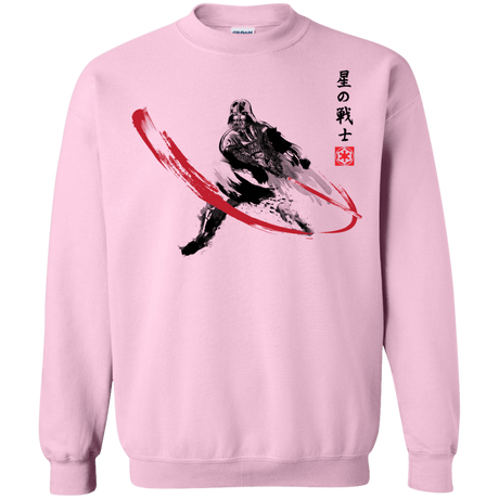 Sweatshirts Light Pink / Small STAR WARRIOR SUMI-E Crewneck Sweatshirt